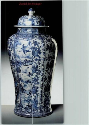 Dresden Vase zum aufklappen und der Zwinger Riesenkarte