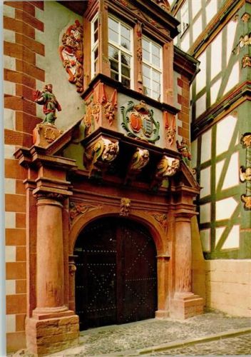 Alsfeld Regionalmuseum Minnigerodehaus Barockportal AKU2