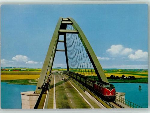 Fehmarn Fehmarnsundbrücke Eisenbahn