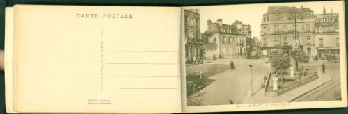 Le Mans Lot mit 20 AK im Mäppchen, separierbar, um 1930; überwiegend gute Erhaltung, nicht gelaufen