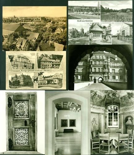 Güstrow Lot mit 12 AK, um 1960; überwiegend gute Erhaltung, wenige gelaufen