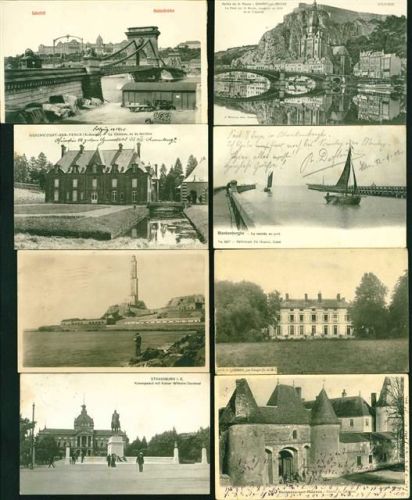 Überwiegend Frankreich Lot mit 109 AK, ca. 1914-1960; überwiegend gute Erhaltung, teils gelaufen