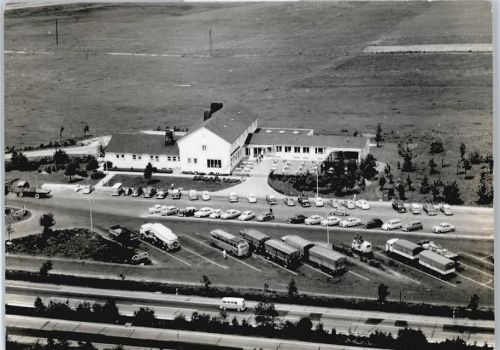Montabaur Raststätte , Fliegeraufnahme , Foto