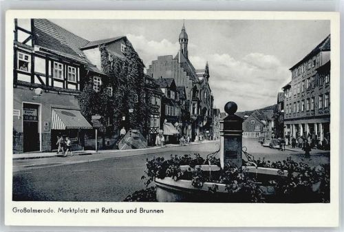 Großalmerode Marktplatz , Gasthaus zur Krone