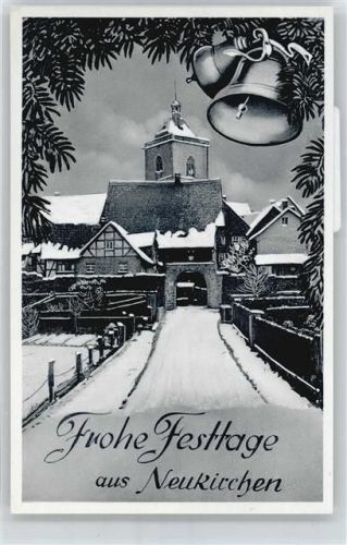 Ziegenhain Weihnachten Glocke Schnee Kirche