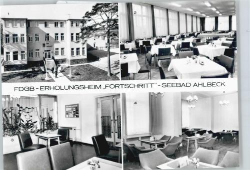 Ahlbeck Erholungsheim Speiseraum Gaststätte