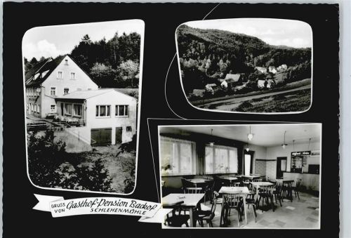 91349 W8551 Schlehenmühle - Gasthaus, Pension Backof