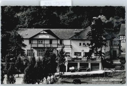 Köppern Foto Hotel Pension Lochmühle Auto Pferd Baum