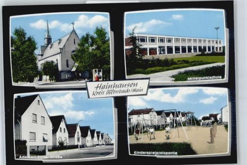 Hainhausen Schule Kirche Adalbert-Stifter-Straße Spielplatz