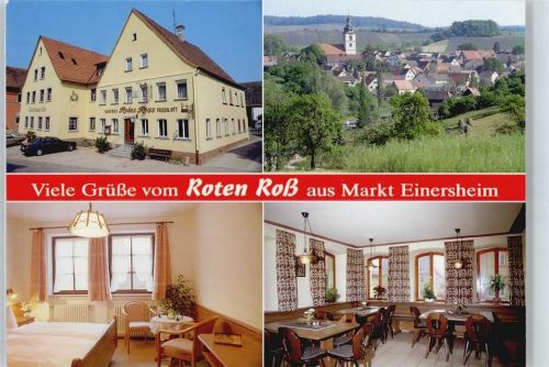 Markt Einersheim Gasthaus zum roten Roß