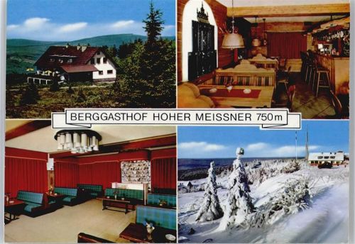 37235 W3436 Hausen , Kr Witzenhausen - Berg-Gasthof Hoher Meissner