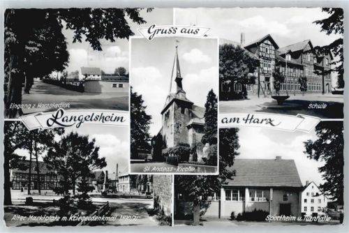 Langelsheim Stadion , Sportheim , Schule