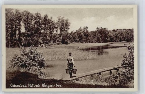 Ahlbeck See Steg Baum