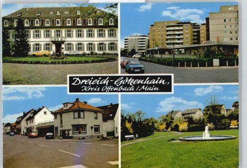 Götzenhain Auto Springbrunnen Straße Haus