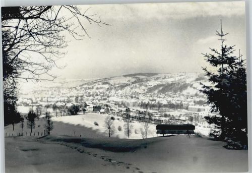 Olbernhau Winter-Karte