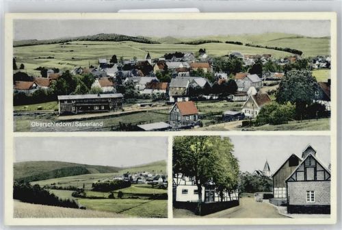 Oberschledorn Gesamtansicht Haus Baum Feld