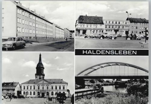 Haldensleben Rolandstraße, Friedrich-Engels-Platz, Rathaus