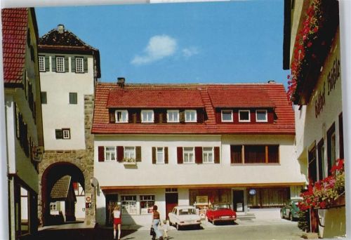 Neubulach Lebensmittelgeschäft , Calwer Tor , Marke entfernt