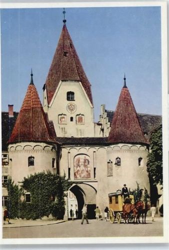Weißenhorn oberes Tor , Postkutsche