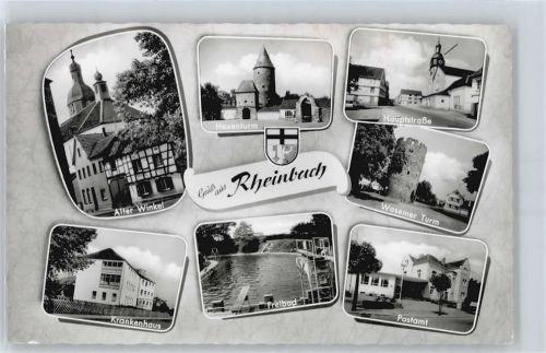 Rheinbach Hexenturm , Schwimmbad , Krankenhaus , Hauptstrasse