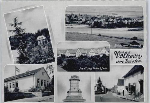 Völksen Schule, Denkmal, Langestraße, Siedlung Tränkfeld, Café, Restaurant Höfer´s Höh