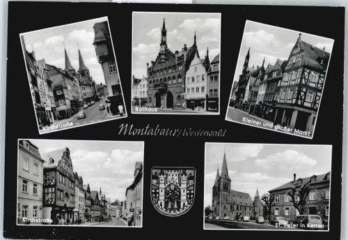 Montabaur Kirchstraße, Rathaus, Markt, St Peter