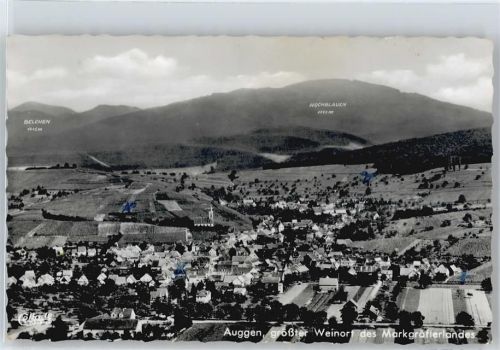 Auggen Fliegeraufnahme Berg Panorama