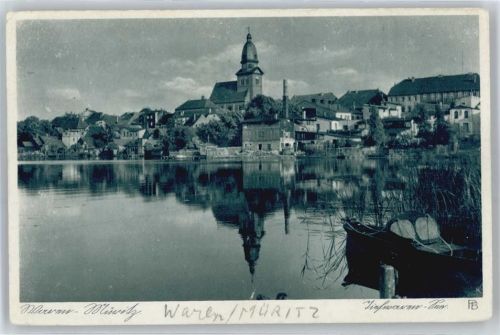 17192 O2061 Alt Falkenhagen - Panorama Boot Kirche