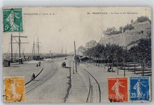 Granville Hafen Promenade Kutsche