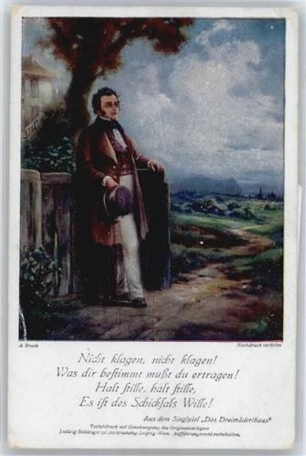 Das Dreimäderlhaus , sign. A.Broch