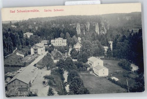 01824 O8325 Rosenthal , Sächs Schweiz - Schweizermühle, Teilansicht