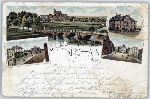 Kirchhain bahnhof, Kreisgebäude, Platz