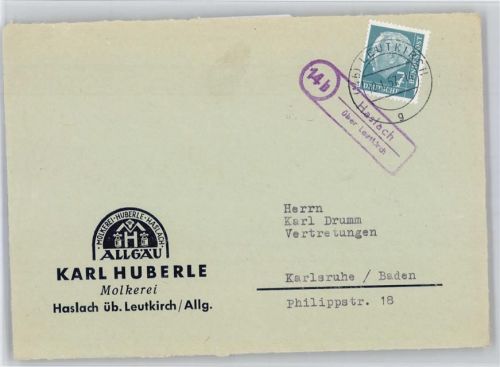 Leutkirch Landpoststempel, Haslach