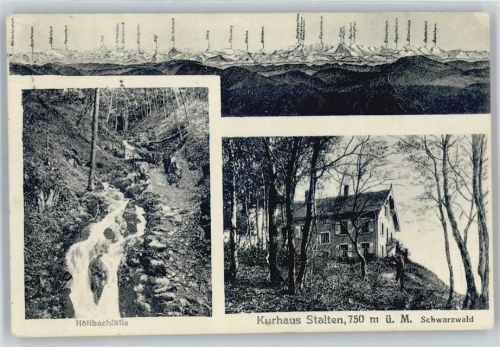 79585 W7853 Endenburg - Kurhaus Stalten, Höllbachfälle