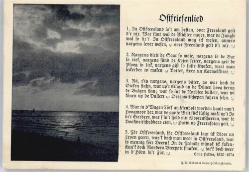 Leer Ostfriesenlied, Liedtext