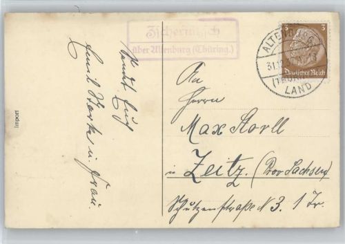 Zschernitzsch Landpoststempel