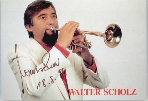 Walter Scholz , signiert AKU2 Schlagersänger