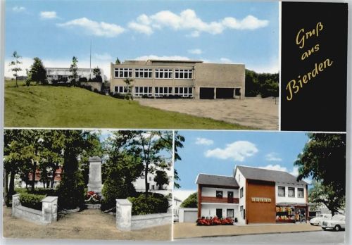 Bierden Ehrenmal, Geschäft