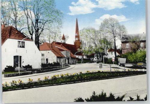 Hennstedt Ortseinfahrt, Kirche