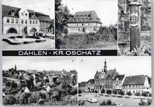 Dahlen Brunnen am Karl-Marx-Platz, Jugendherberge Georgi Dimitroff, Jägereiche, Teichansicht AKU2