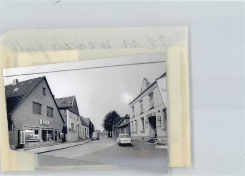 Wewelsfleth Foto mit Negativ, Geschäft, Gasthaus