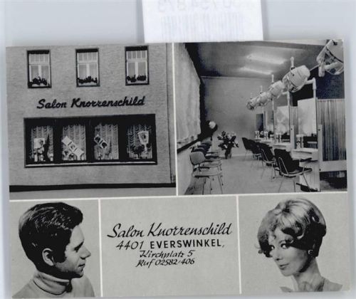 Everswinkel Kalender 1970, Friseur Salon Knorrenschild