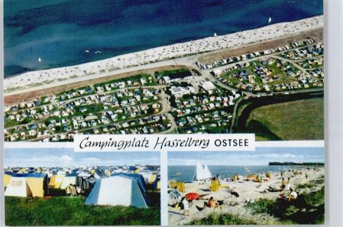 24376 W2340 Hasselberg , Ostsee - Luftaufnahme, Campingplatz