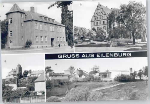 Eilenburg Postamt, Rathaus, Sternwarte Juri Gagarin