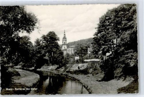 Greiz Partie an der Elster