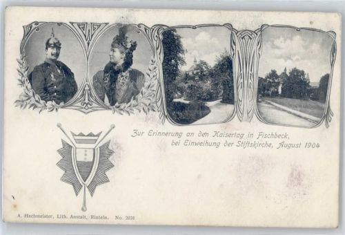 Fischbeck Erinnerung an Kaisertag, Einweihung der Stiftskirche 1904