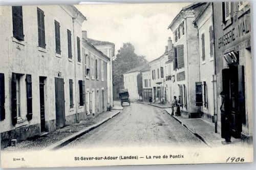 Saint-Sever La rue de Pontix