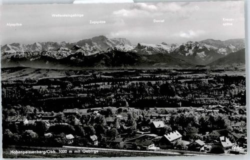 Hohenpeißenberg Alpsitze, Wettersteingebirge, Zugspitze, Daniel, Kreuzspitze