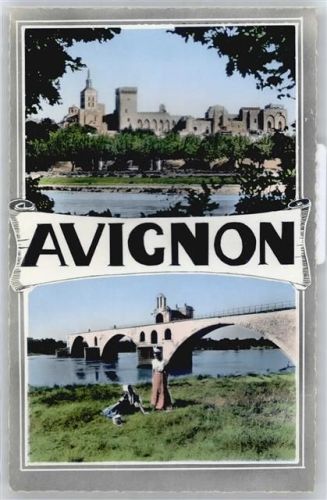 Avignon Brücke, Palais des Papes