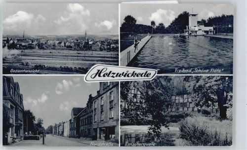 Holzwickede Schwimmbad Schöne Flöte, Nordstraße, Emscherquelle